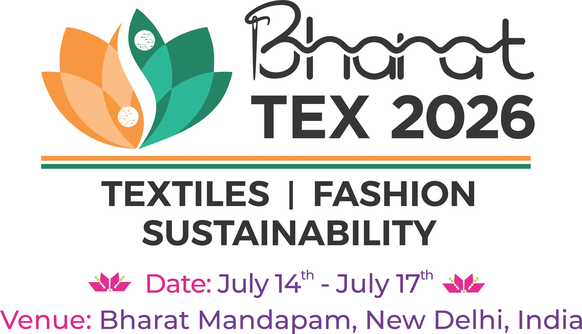 Bharat Tex 2026 Logo