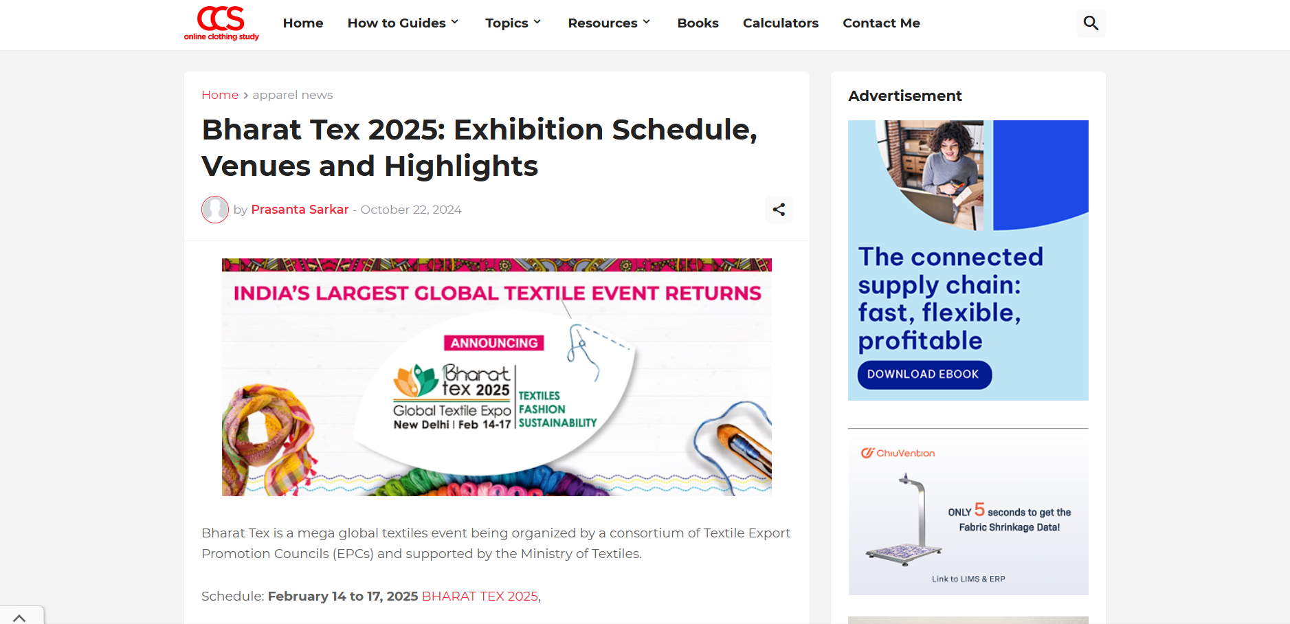Bharat Tex 2025 - Online Clothing Study