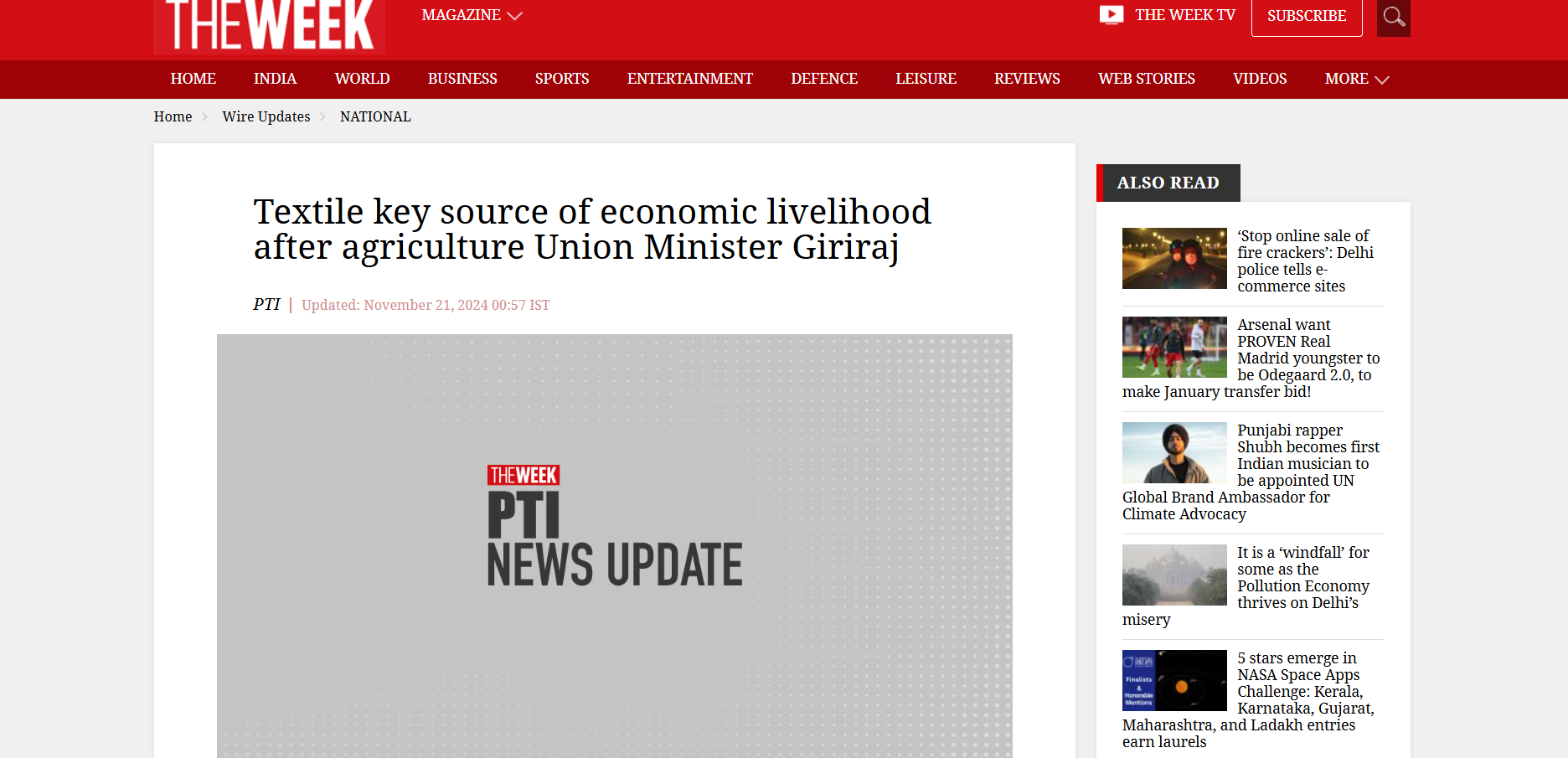 The Week - Bharat Tex